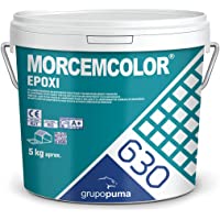 630 Morcemcolor Epoxi RG Blanco: Mortero de colocación y rejuntado epoxi bicomponente para juntas de 1 a 15 mm. Bote 5…